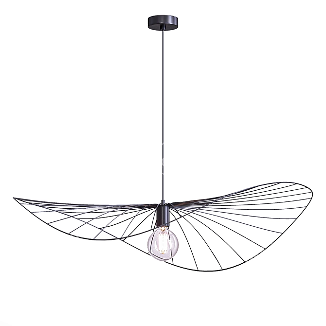 Elegant Vertigo Pendant Light 3D model image 1