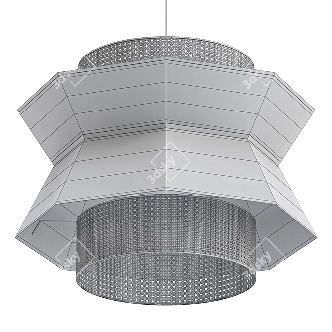 Singapour XXL Pendant Light 3D model image 2