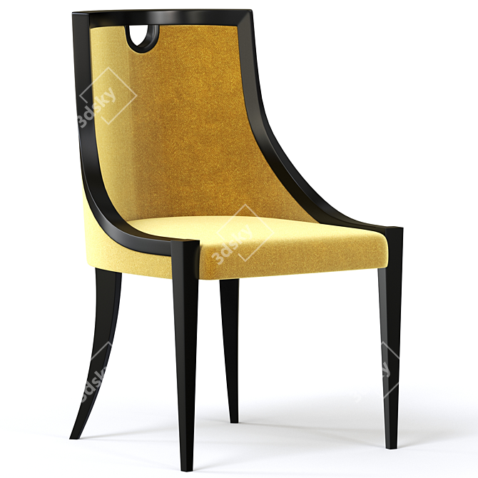 KARAB Upholstered Fabric Chair 3D model image 1