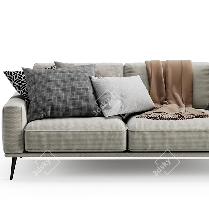 Title: Elegant Boconcept Carlton - 2015 Millimeter Masterpiece 3D model image 2