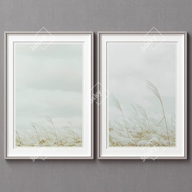 Versatile Picture Frames Set 3D model image 6