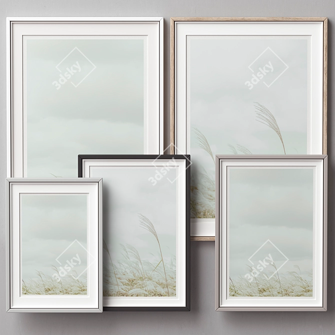 Versatile Picture Frames Set 3D model image 9