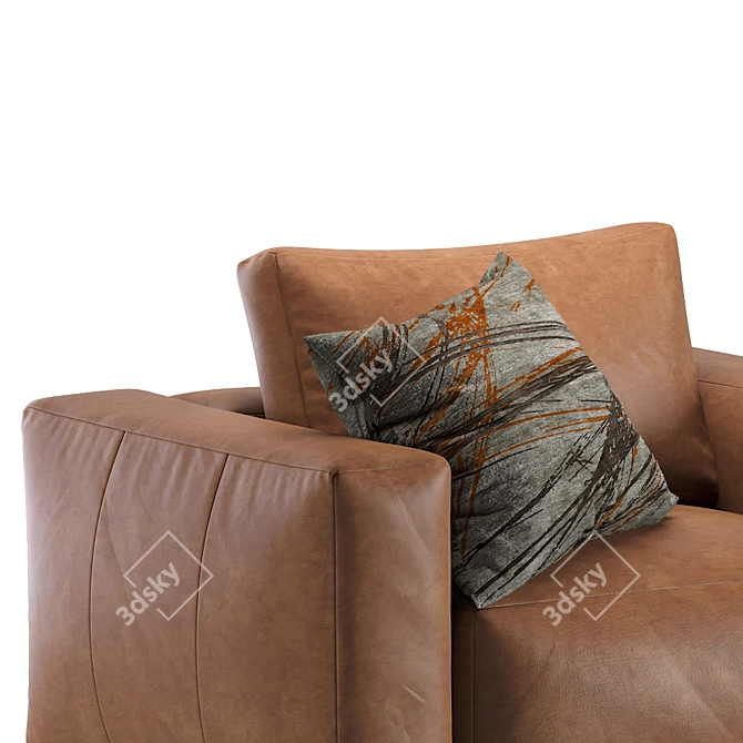 Coco Republic Soren Accent Chair 3D model image 4