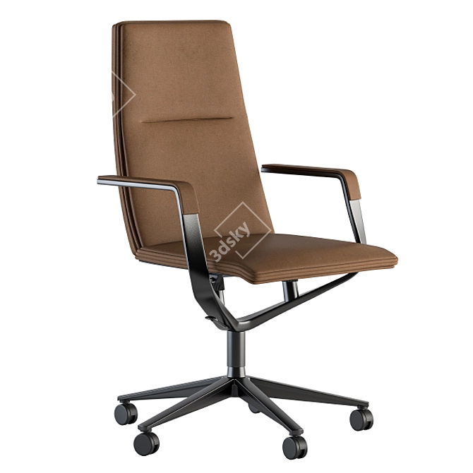 Ergonomic Office Chair Set 10 3D model image 4