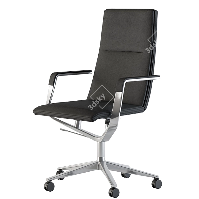 Ergonomic Office Chair Set 10 3D model image 5