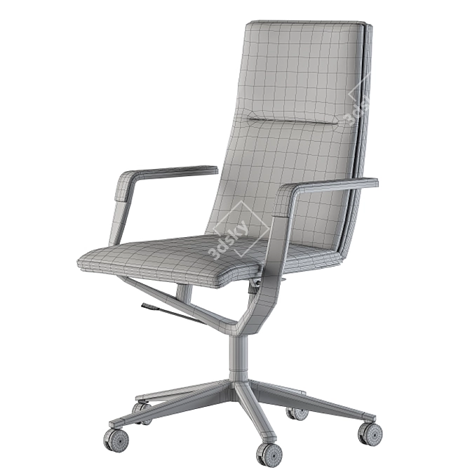 Ergonomic Office Chair Set 10 3D model image 7