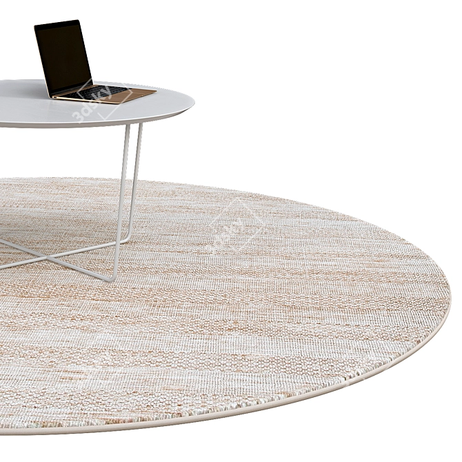 Elegant Circular Rugs | No. 198 3D model image 2