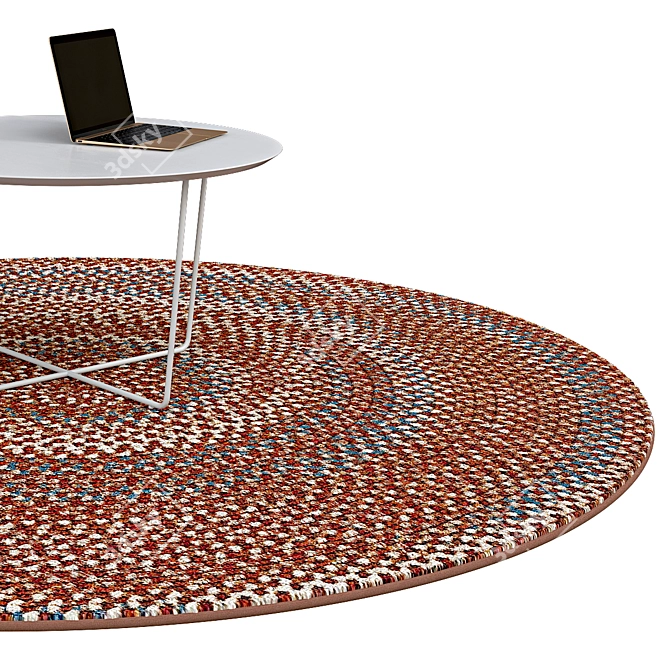 Elegant Circle Rugs | No. 199 3D model image 2