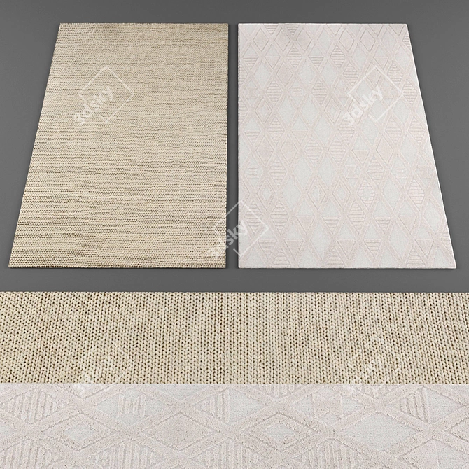 Diverse Rug Collection 3D model image 1