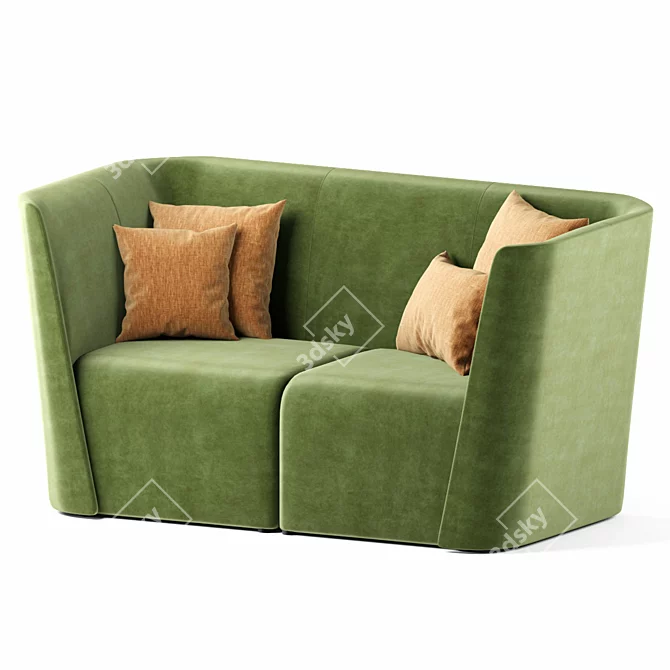 Elegant Legacy Sofa: V-Ray Render 3D model image 1