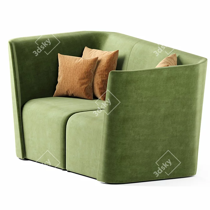 Elegant Legacy Sofa: V-Ray Render 3D model image 2