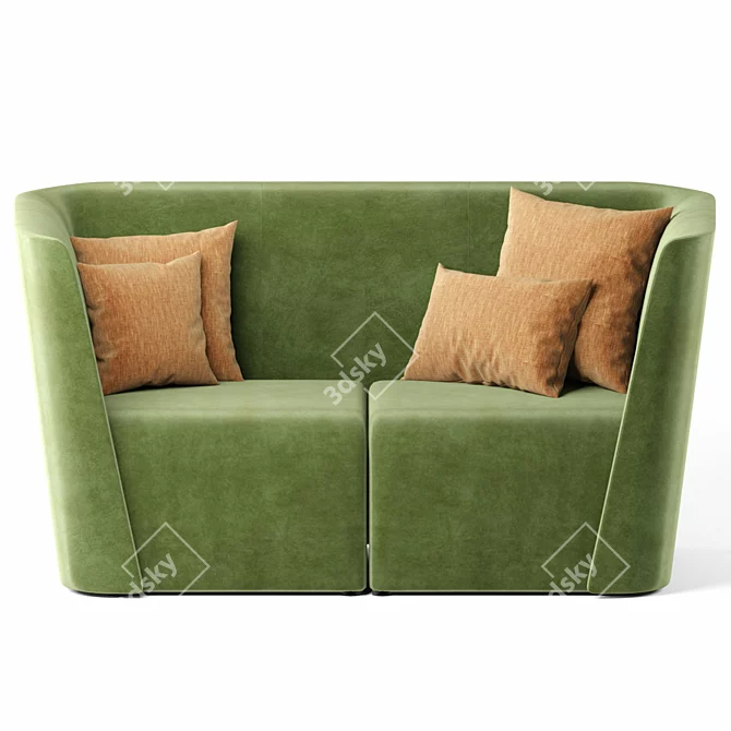 Elegant Legacy Sofa: V-Ray Render 3D model image 4