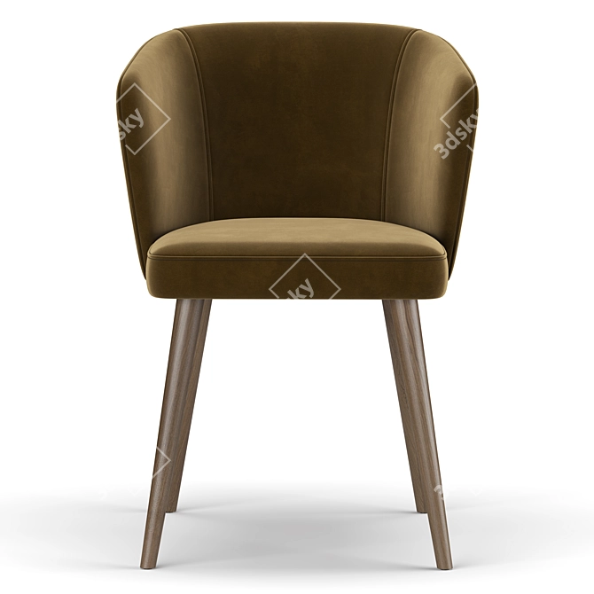 Lot Dining Chair: Modern and Stylish Furniture 3D model image 3