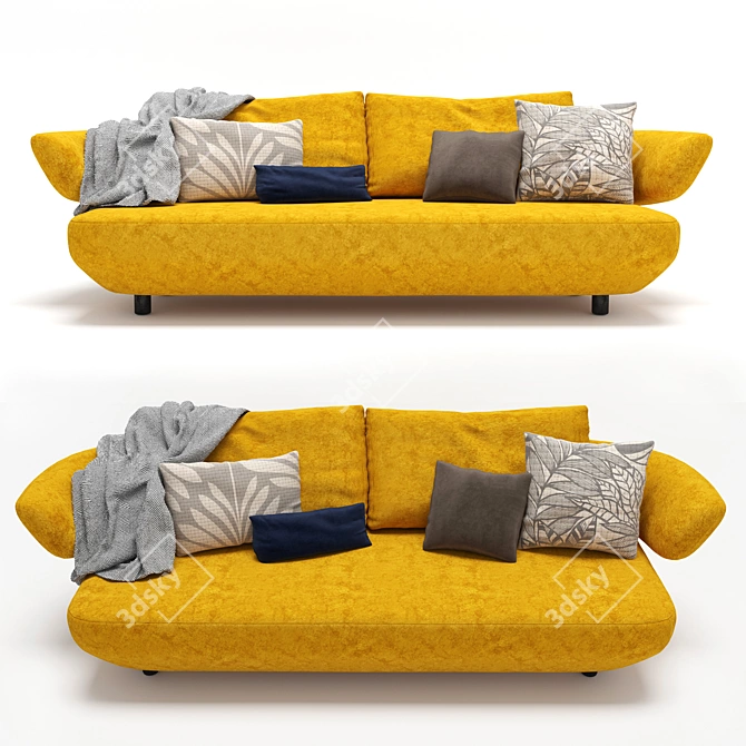 Modern 3D Sofa | 3Ds Max & OBJ Formats 3D model image 3