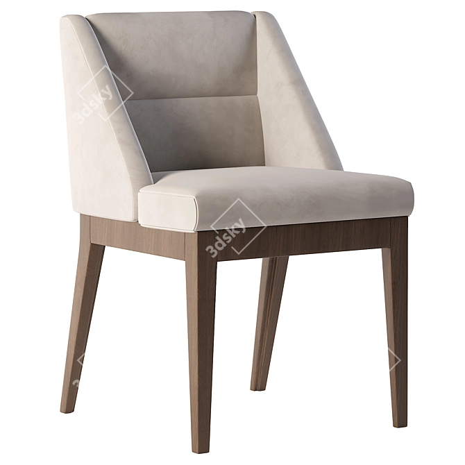 Modern Armchair: 3D Max 2014, Corona 2, Lowpoly, Exportable 3D model image 1