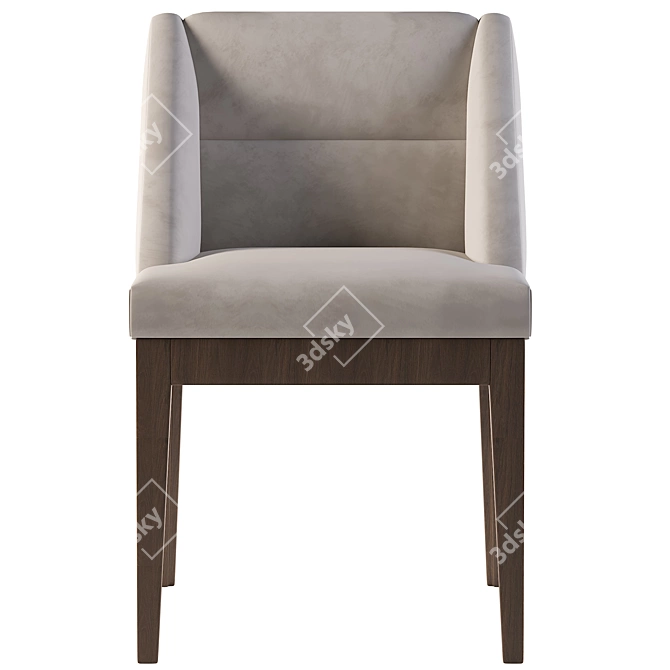 Modern Armchair: 3D Max 2014, Corona 2, Lowpoly, Exportable 3D model image 3