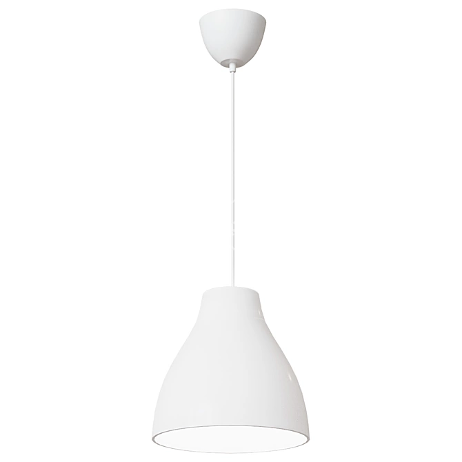 Elegant MELODI Pendant Lamp 3D model image 1