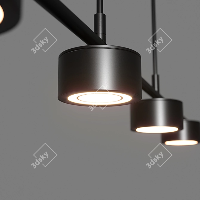 Clyde 4 MoodMaker LED Rail Light 3D model image 2