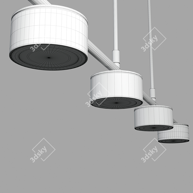 Clyde 4 MoodMaker LED Rail Light 3D model image 4