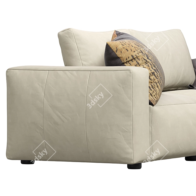 Coco Republic Soren 2-Seat Sofa 3D model image 6