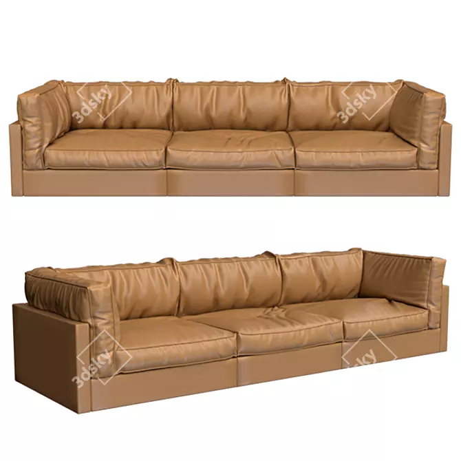 Modern Classic Sofa | SQUARE GROUND 3D model image 2