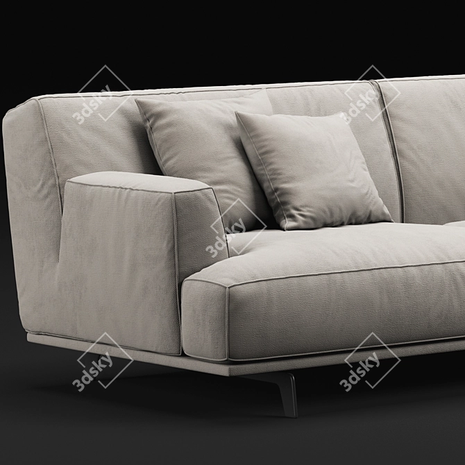 Poliform Tribeca Sofa: Sleek and Stylish Seating 3D model image 2