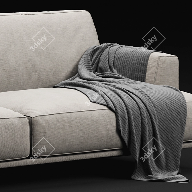 Poliform Tribeca Sofa: Sleek and Stylish Seating 3D model image 3