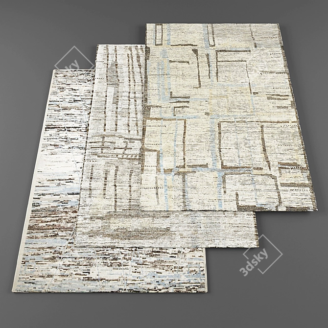 Luxury Collection Rugs Set 3D model image 1