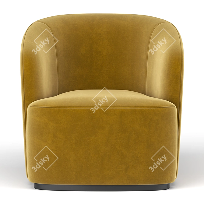 Ritz 2013 Armchair: Sleek and Stylish 3D model image 3