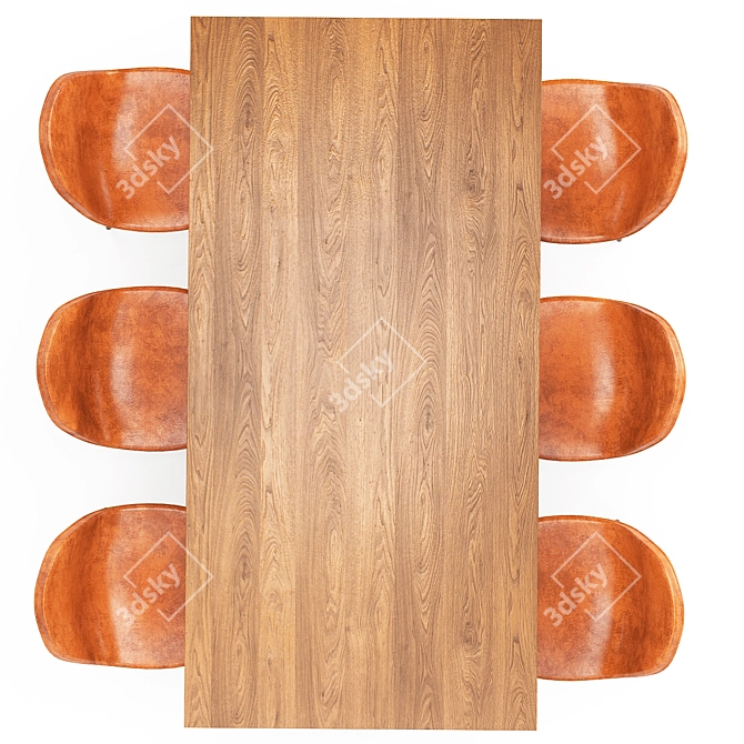 Modern Dining Table Set 105 3D model image 1