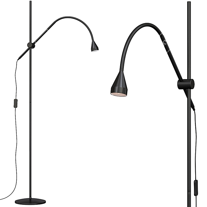 Nävlinge LED Floor Lamp 3D model image 1