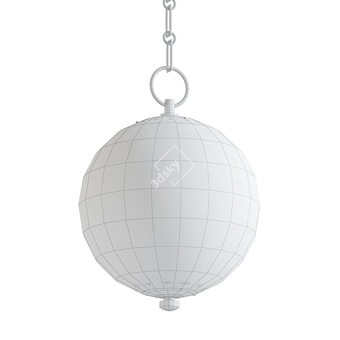 Mark D Sikes Pendant- Timeless Elegance 3D model image 2