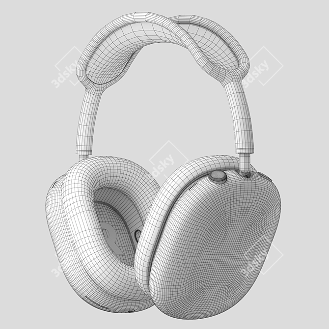  Supreme Sound: Apple AirPods MAX 3D model image 7