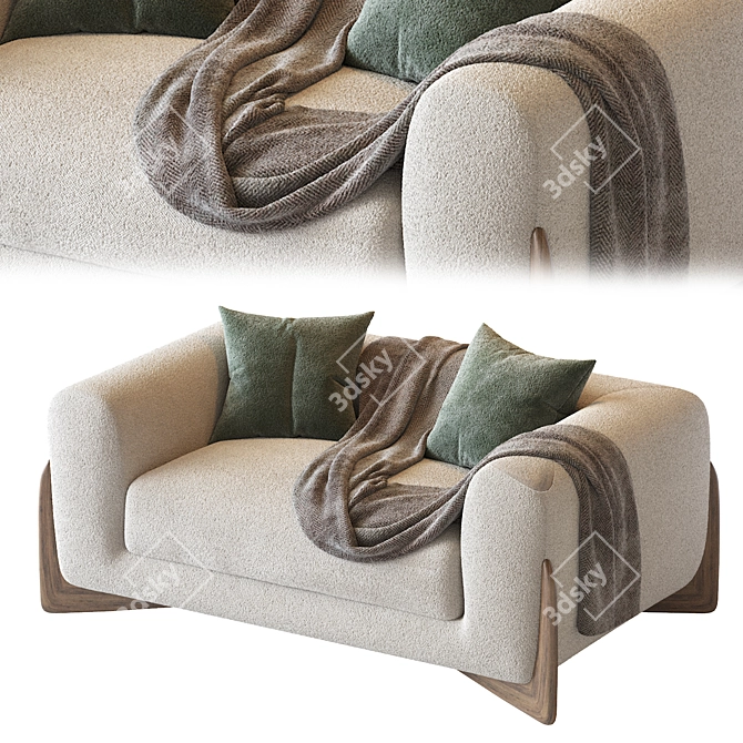 Comfort Haven Armchair 3D model image 3