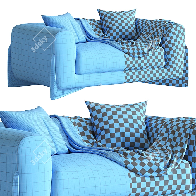 Comfort Haven Armchair 3D model image 6