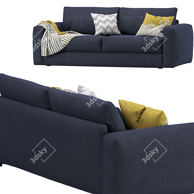 Modern Luxury Sofa Mithos - Dienne Salotti 3D model image 4