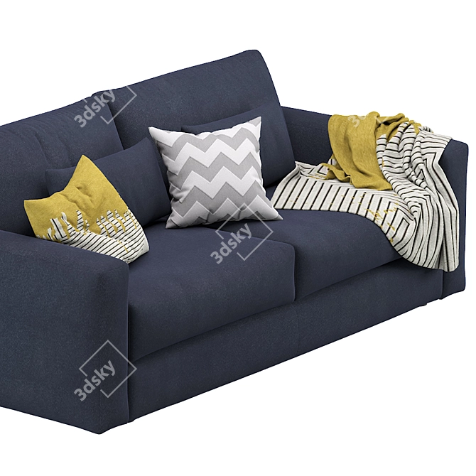 Modern Luxury Sofa Mithos - Dienne Salotti 3D model image 5