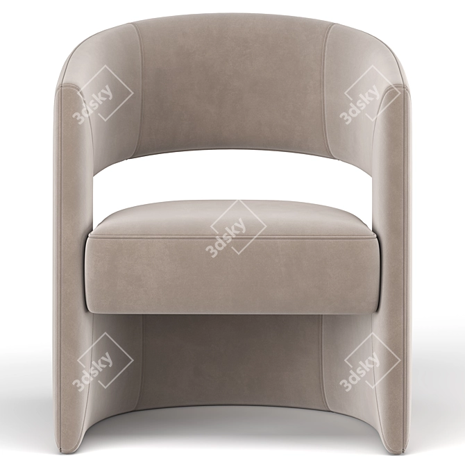 Elegant 1728 Chair by Tecni Nova 3D model image 3