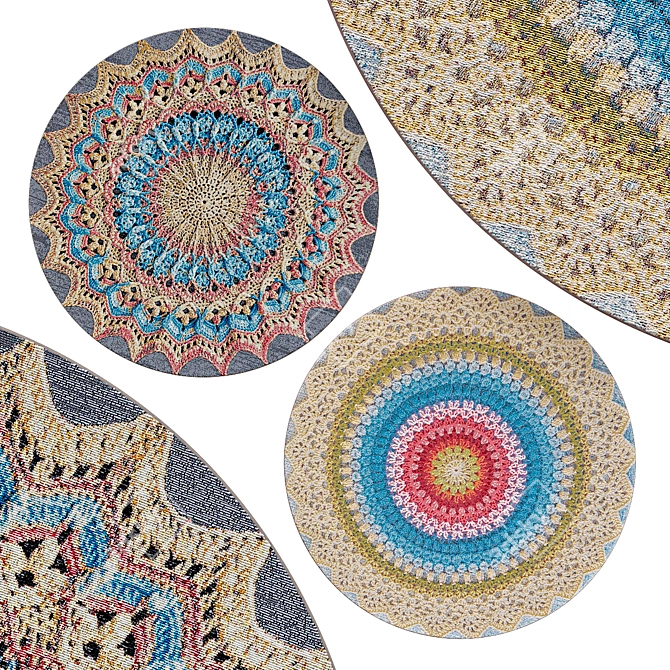  Round Rugs | Archive Collection 3D model image 1
