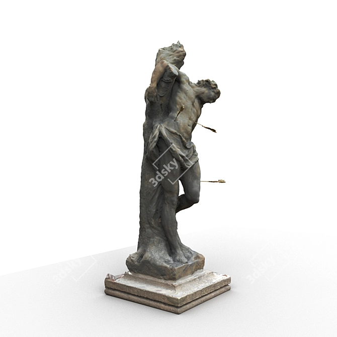 Sebastian of Karlstein Statue | Photogrammetry 3D Model 3D model image 2