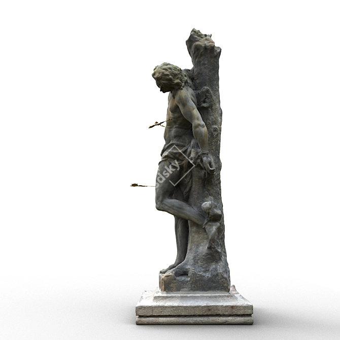 Sebastian of Karlstein Statue | Photogrammetry 3D Model 3D model image 4