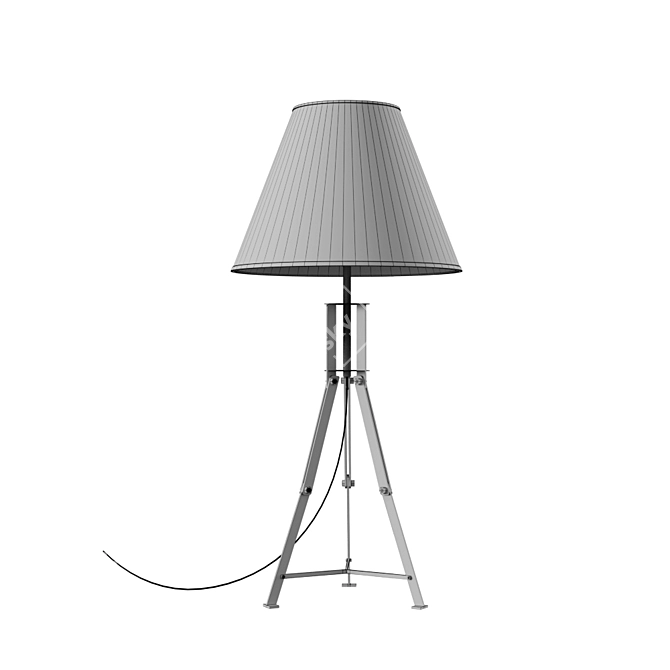 KR-34680 Table Lamp: Rhythmic Illumination 3D model image 2