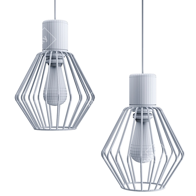 Palmorla Pendant Light by Eglo 3D model image 2