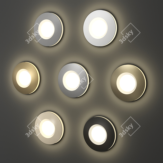 Integrated LED Stair Light - Aura IT-703 3D model image 2