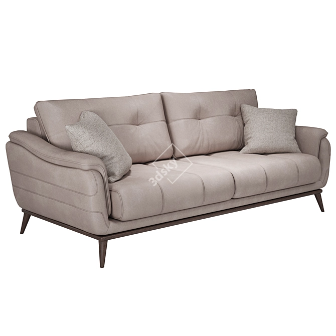 Elegant Como Sofa: Timeless Comfort 3D model image 1