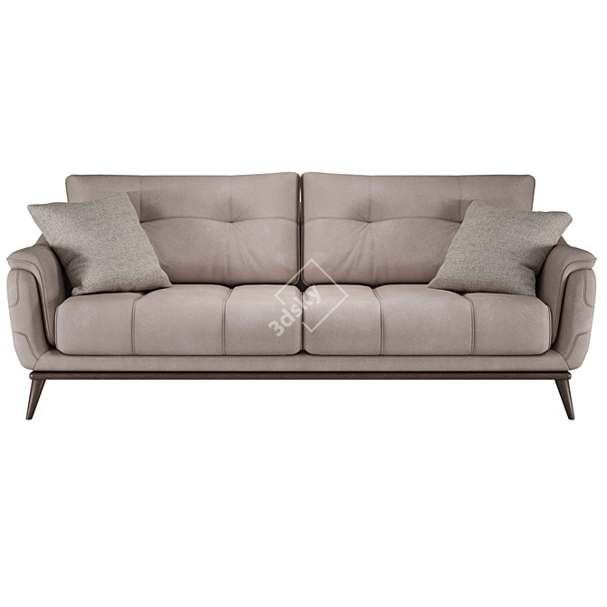 Elegant Como Sofa: Timeless Comfort 3D model image 2