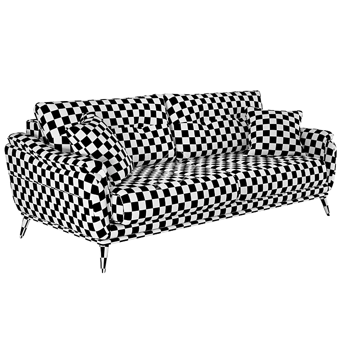 Elegant Como Sofa: Timeless Comfort 3D model image 5