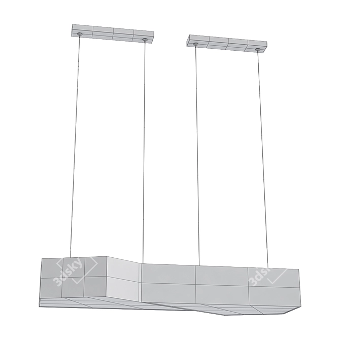 Innovative Helix 2 Pendant Light 3D model image 2