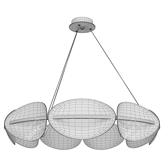 Sleek Kear Design Lamp 3D model image 3