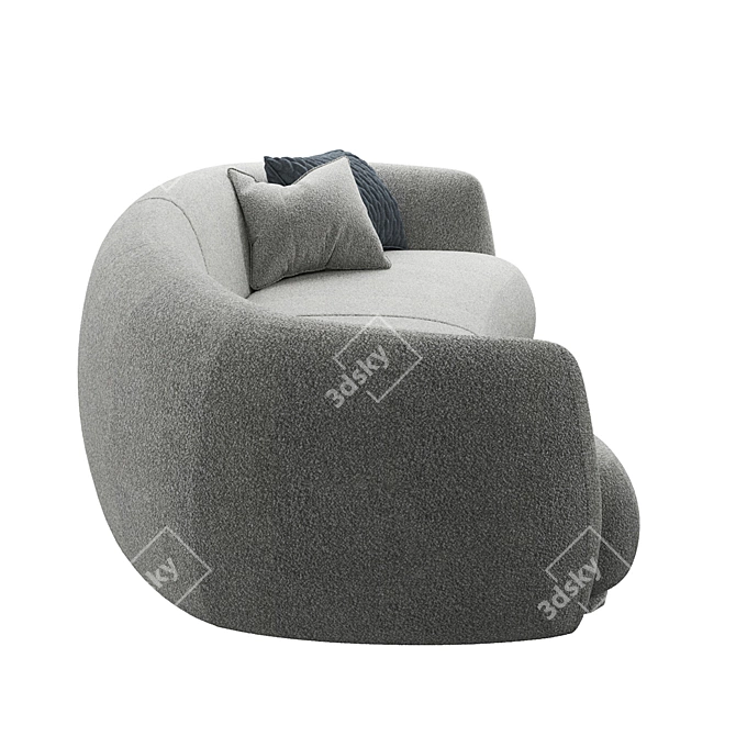 Luxurious Moroso Pacific Sofa: Stunning Design & Texture 3D model image 4